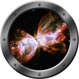 VWAQ Deep Space Galaxy Porthole Peel and Stick Vinyl Wall Decal - PS9 - VWAQ Vinyl Wall Art Quotes and Prints