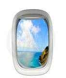 VWAQ Peel and Stick Airplane Window Ocean Mountainside View Vinyl Wall Decal - PW15 - VWAQ Vinyl Wall Art Quotes and Prints