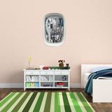 Airplane Window Decal NY City Skyline View Peel and Stick Decal - PW2 - VWAQ Vinyl Wall Art Quotes and Prints