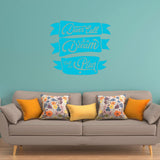 VWAQ Don't Call It A Dream Call It A Plan Inspirational Wall Decal Motivational Home Decor