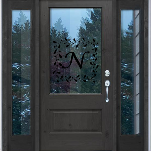 Personalized Name Wall Decals Initial Letter Last Name Wall Decal VWAQ - CS70