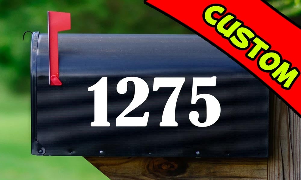 Stand Out from the Crowd with Our Personalized Mailbox Decals