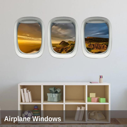 Airplane Window Decals