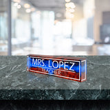 Personalized Name Plate for Desk VWAQ-ACS4
