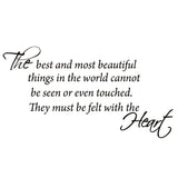 VWAQ The Best and Most Beautiful Things Vinyl Wall art Decal - VWAQ Vinyl Wall Art Quotes and Prints