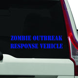 VWAQ Zombie Outbreak Response Vehicle Window Decal,- Die Cut Vinyl Sticker - VWAQ Vinyl Wall Art Quotes and Prints