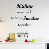 VWAQ Kitchens were Made to Bring Families Together - Family Kitchen Wall Decals - VWAQ Vinyl Wall Art Quotes and Prints