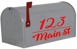 VWAQ Personalized Mailbox Address Decals - TTC21 - VWAQ Vinyl Wall Art Quotes and Prints