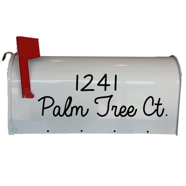 Custom Mailbox House Numbers VWAQ