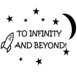 To Infinity and Beyond sticker