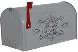 VWAQ Personalized Mailbox Decals with Name and Street Address - TTC5 - VWAQ Vinyl Wall Art Quotes and Prints