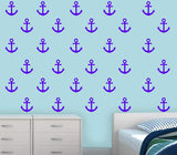 VWAQ Sailor Anchor Wall Stickers - Nautical Anchor Wall Decal - Navy Decor- 30 Pack - VWAQ Vinyl Wall Art Quotes and Prints