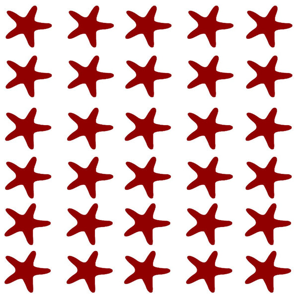 VWAQ Sea Star Wall Art Beach Decor - Starfish Nautical Wall Decal - Seastar - 30 Pack - VWAQ Vinyl Wall Art Quotes and Prints