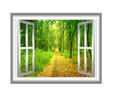VWAQ 3D Forest Wall Decals Outdoors Wall Decor Peel and Stick Mural - NW22 - VWAQ Vinyl Wall Art Quotes and Prints