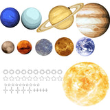 VWAQ Solar System Wall Decals Peel and Stick Planets Outer Space Universe Stickers SOL01 - VWAQ Vinyl Wall Art Quotes and Prints