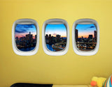 Airplane Window Stickers For Kids - Plane Window Clings, Tokyo Wall Decal Decor -PPW31 - VWAQ Vinyl Wall Art Quotes and Prints