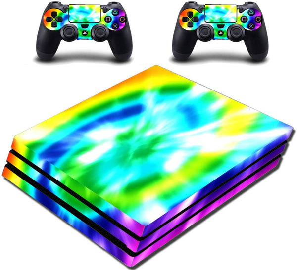 Tie Dye PS4 Pro Skin Cover Sony Playstation 4 Pro Rainbow Decal VWAQ-PPGC2 - VWAQ Vinyl Wall Art Quotes and Prints