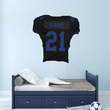 Personalized Football Jersey Decal