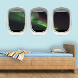 Airplane Window Decals Northern Lights ~ Aurora Borealis Wall Art - PPW11 - VWAQ Vinyl Wall Art Quotes and Prints