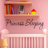 VWAQ Princess Sleeping Nursery Vinyl Wall art Decal - VWAQ Vinyl Wall Art Quotes and Prints