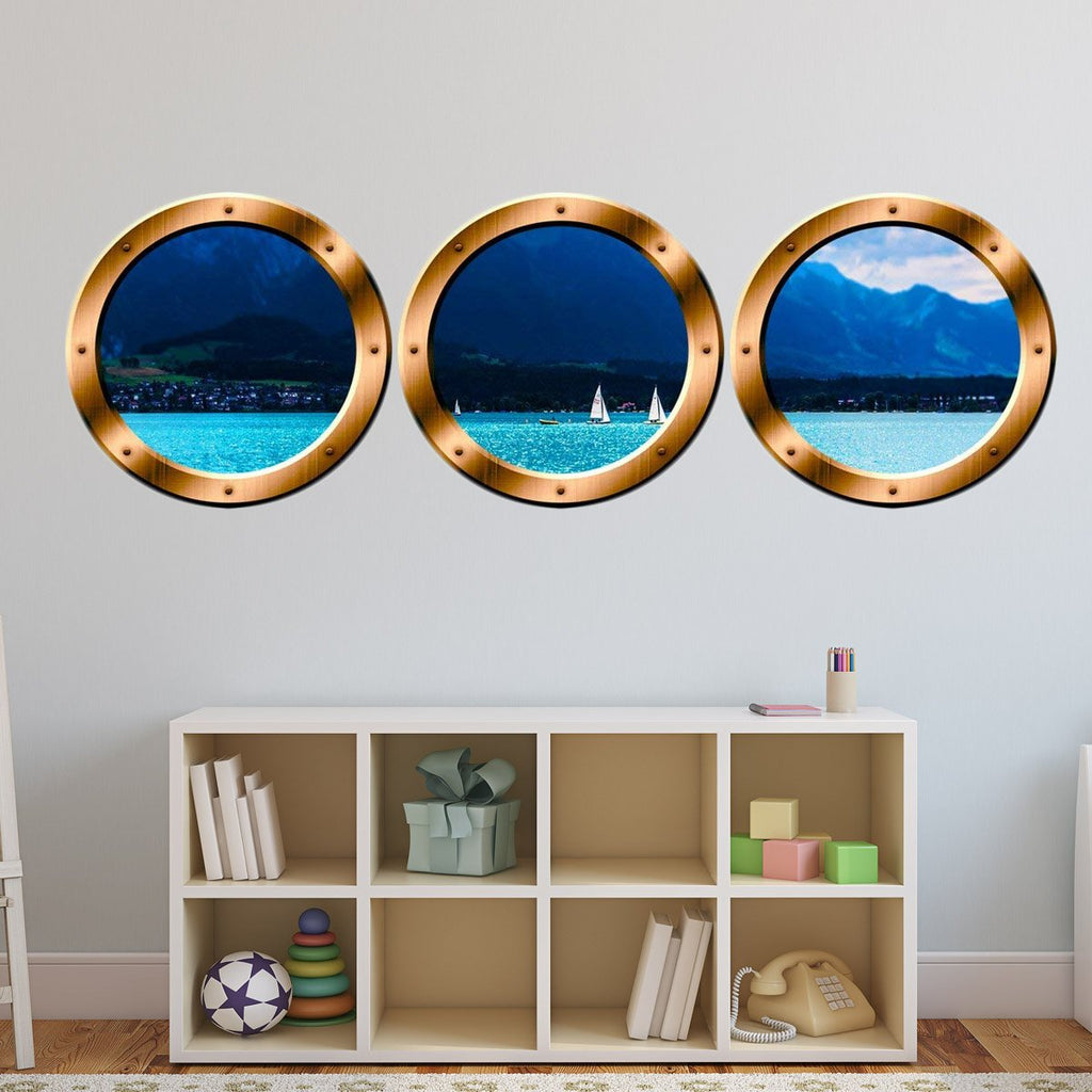 Bronzed Ship Porthole Window 20 