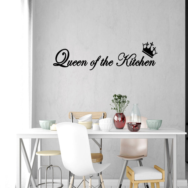 VWAQ Queen of the Kitchen Vinyl Wall Art Decal - VWAQ Vinyl Wall Art Quotes and Prints