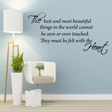 VWAQ The Best and Most Beautiful Things Vinyl Wall art Decal - VWAQ Vinyl Wall Art Quotes and Prints