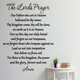 VWAQ The Lords Prayer Our Father Bible Vinyl Wall art Decal - VWAQ Vinyl Wall Art Quotes and Prints