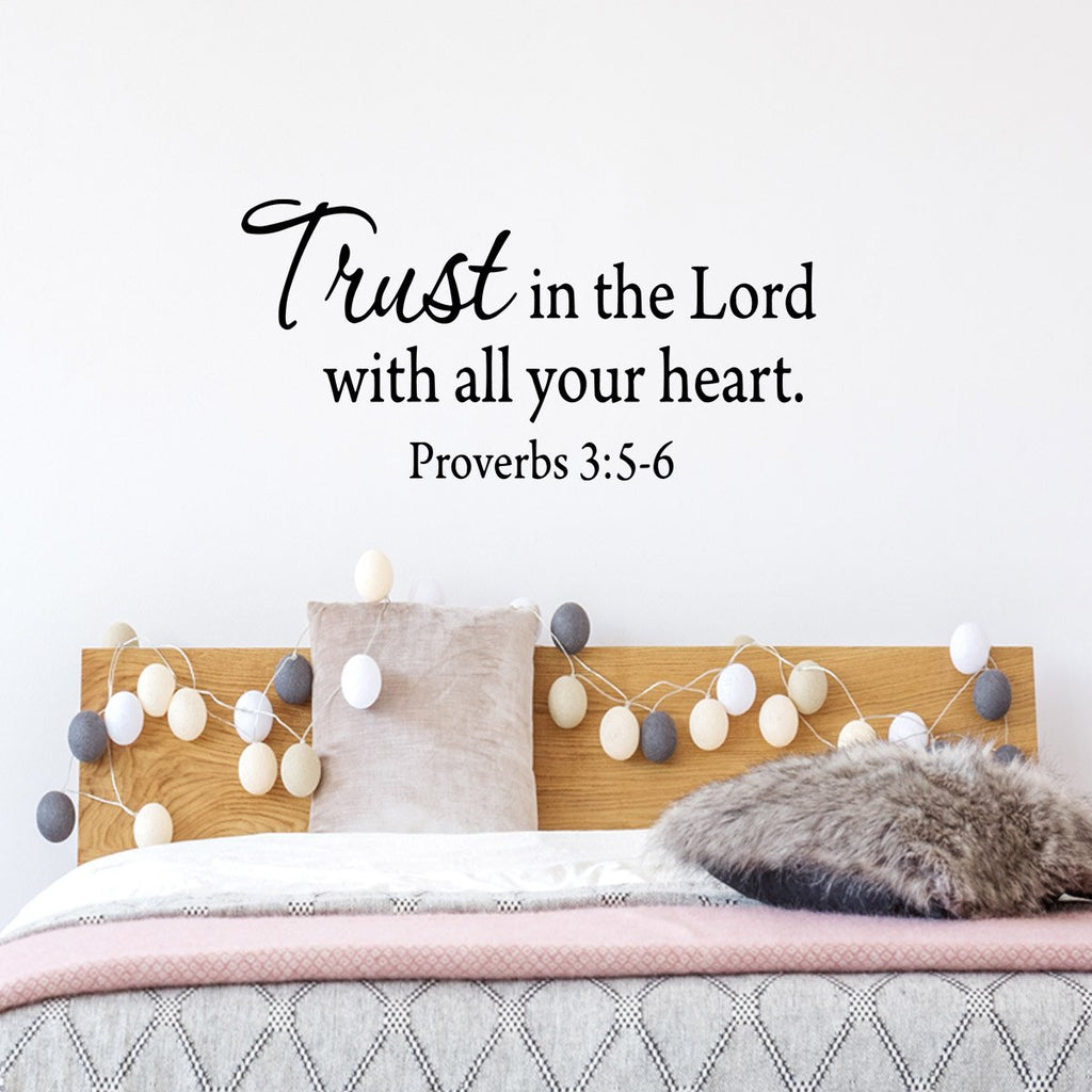 Trust In The Lord With All Your Heart Scripture Decal, image size:1024x1024