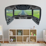 Cockpit Wall Decal Mural 