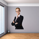 VWAQ Business Woman Wall Decal 