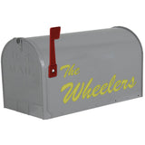 VWAQ Mailbox Custom Name Decal - Personalized Mailbox Name Letters Sticker - CMB14 - VWAQ Vinyl Wall Art Quotes and Prints