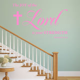 VWAQ The Joy of The Lord is Your Strength Nehemiah 8:10 Wall Art Decal - Scripture Bible Wall Decor - VWAQ Vinyl Wall Art Quotes and Prints