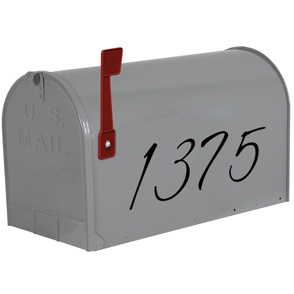 Custom Mailbox Vinyl Decal House Number Address Stickers VWAQ CMB2