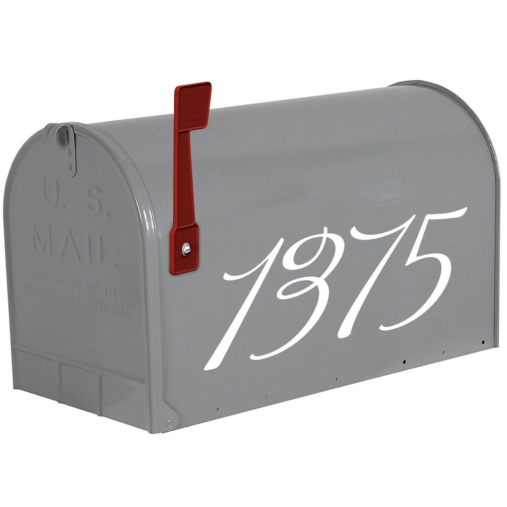 Personalized Mailbox Address Decals Custom House Numbers Vinyl VWAQ