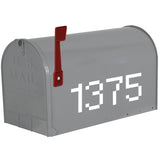 VWAQ Mailbox Custom Address Decal - Personalized House Numbers - CMB26 - VWAQ Vinyl Wall Art Quotes and Prints