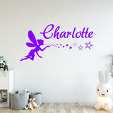 VWAQ Custom Fairy Name Wall Decal - Personalized Girls Vinyl Wall Decor - CS9 - VWAQ Vinyl Wall Art Quotes and Prints