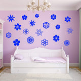 VWAQ Flower Decals for Wall Nursery - Wall Stickers Decor - VWAQ Vinyl Wall Art Quotes and Prints