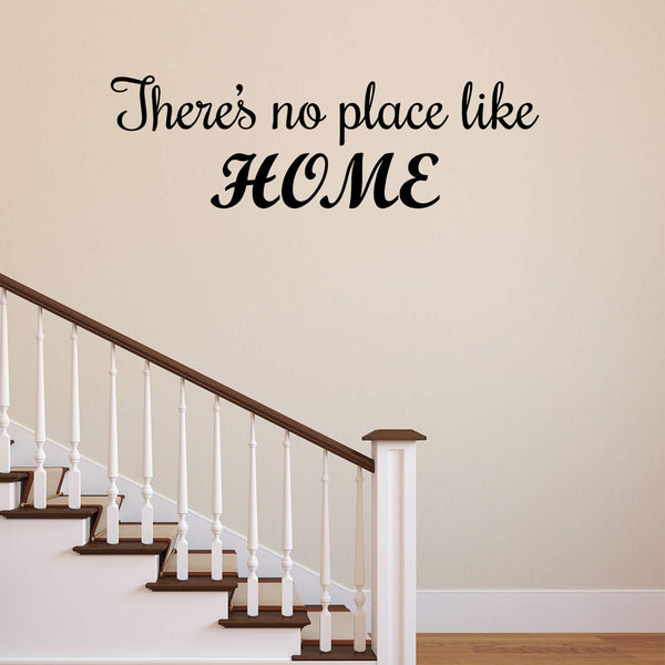 VWAQ There's No Place Like Home House Quotes Wall Decal