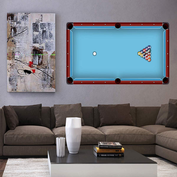 VWAQ Billiards Wall Decal Pool Table Vinyl Sticker Decoration - HOL4 - VWAQ Vinyl Wall Art Quotes and Prints