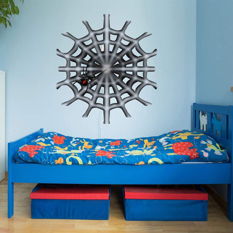 VWAQ Black Widow Spider Web Wall Decals Kids Bedroom Peel and Stick Decor - HOL14 - VWAQ Vinyl Wall Art Quotes and Prints