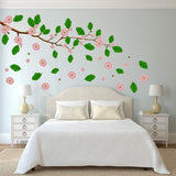 VWAQ Flower Tree Wall Decal - Leaves Stickers Tree Branch Decor 76 PCS - HOL25 - VWAQ Vinyl Wall Art Quotes and Prints