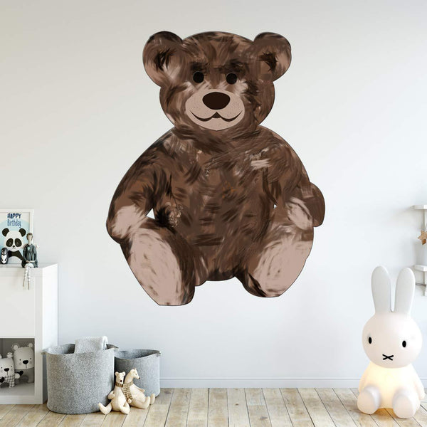 VWAQ Teddy Bear Wall Decals for Nursery - Cute Kids Room Sticker Decor - TEB1 - VWAQ Vinyl Wall Art Quotes and Prints