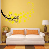 VWAQ Tree Branch Leaves Wall Sticker - Living Room Decal Decor - 37 PCS - VWAQ Vinyl Wall Art Quotes and Prints