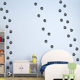VWAQ Wolf Footprints Wall Decals - Peel and Stick Dog Floor Decals - 36 PCS - VWAQ Vinyl Wall Art Quotes and Prints