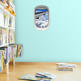 VWAQ Peel and Stick Airplane Window Cloudy Wing View Vinyl Wall Decal - A03 - VWAQ Vinyl Wall Art Quotes and Prints