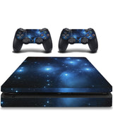 Galaxy Skin For PS4 Slim Decal To Fit Sony Playstation 4 Slim Sticker Space Cover VWAQ