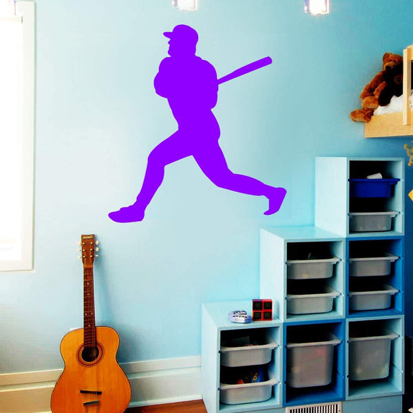 VWAQ Baseball Wall Decals for Boys Room - Sports Vinyl Stickers Decor - VWAQ Vinyl Wall Art Quotes and Prints