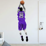 VWAQ Personalized Basketball Player Wall Decal - Custom Name Sports Wall Sticker Peel and Stick - HOL31 - VWAQ Vinyl Wall Art Quotes and Prints