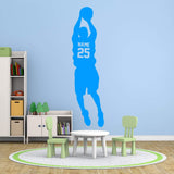VWAQ Basketball Name Decals for Boys Room - Personalized Sports Vinyl Sticker Custom Kids Room Decor - CS14 - VWAQ Vinyl Wall Art Quotes and Prints